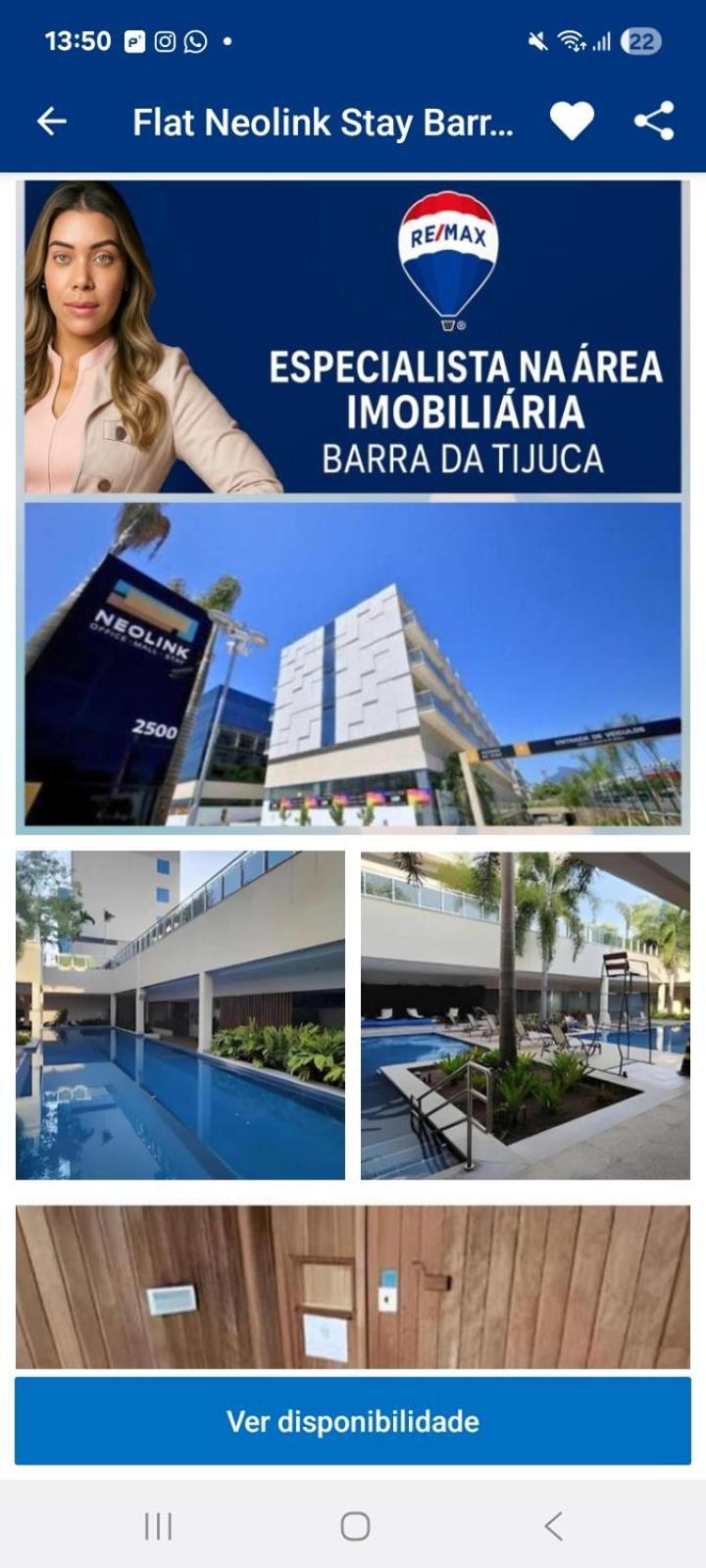 Apart Top Neolink Barra Da Tijuca Ou 3 Meses Alugar *